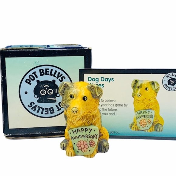 Harmony Kingdom figurine Happy Anniversary dog NIB - Picture 1 of 5
